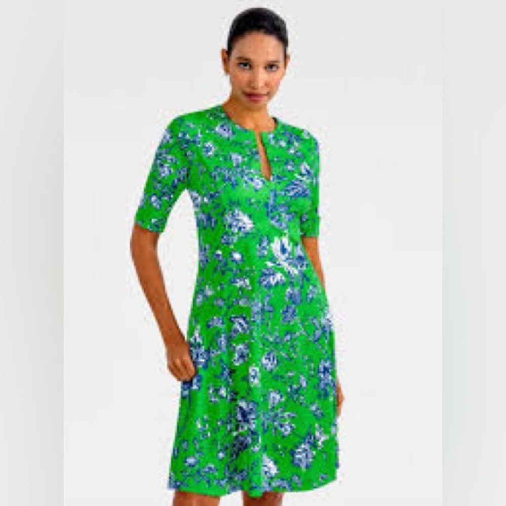 Gretchen Scott Designs Twirly Whirly Dress - English Garden